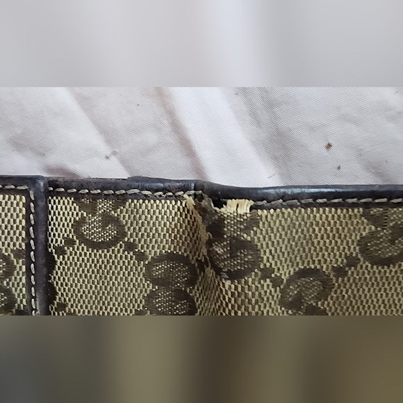 Gucci Monogram Princy Sherry Line Compact Wallet - Picture 15 of 16